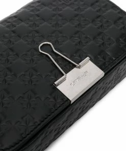 Hot Sale ๐ Off-White Binder Clip debossed camera bag ๐ 12 Off-White Binder Clip debossed camera bag