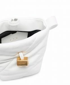 Cheap โจ Off-White Nailed leather bucket bag ๐ 11 Off-White Nailed leather bucket bag