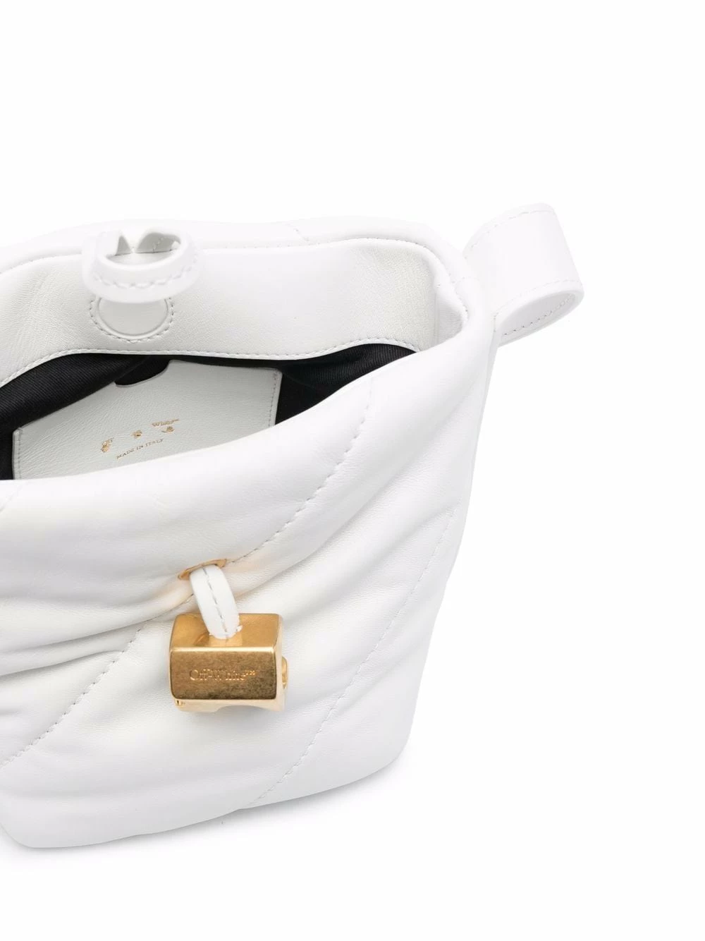 Cheap โจ Off-White Nailed leather bucket bag ๐ 7 Off-White Nailed leather bucket bag