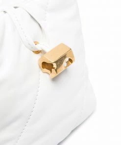 Cheap โจ Off-White Nailed leather bucket bag ๐ 10 Off-White Nailed leather bucket bag