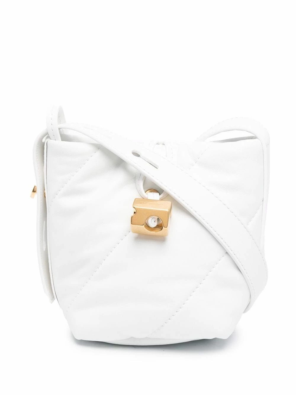 Cheap โจ Off-White Nailed leather bucket bag ๐ 3 Off-White Nailed leather bucket bag