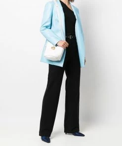 Off-White Nailed leather bucket bag