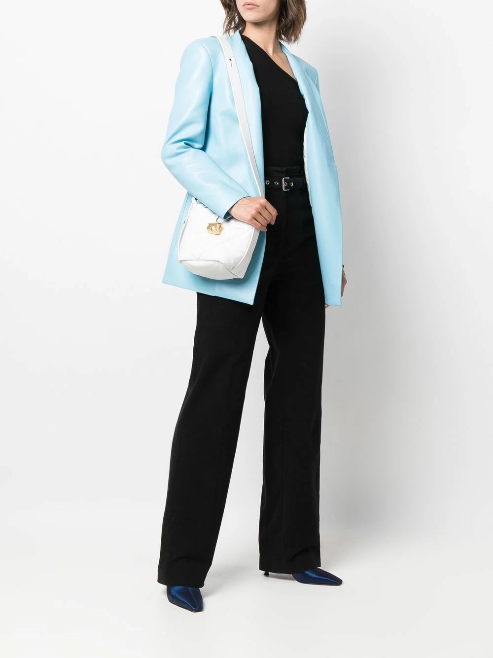 Cheap โจ Off-White Nailed leather bucket bag ๐ 4 Off-White Nailed leather bucket bag