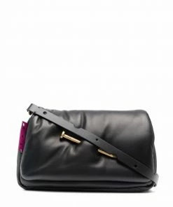 Off-White NAILED SLOUCHY CLUTCH 30 BLACK NO COLOR