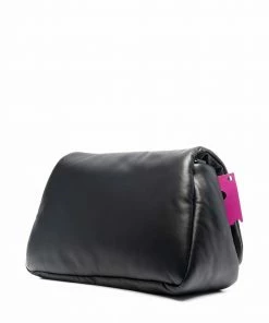Off-White NAILED SLOUCHY CLUTCH 30 BLACK NO COLOR