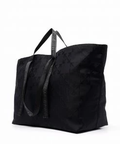 Outlet ๐คฉ Off-White Embroidered monogram tote bag โ๏ธ 9 Off-White embroidered monogram tote bag