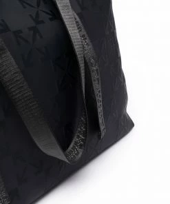 Outlet ๐คฉ Off-White Embroidered monogram tote bag โ๏ธ 10 Off-White embroidered monogram tote bag