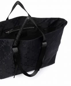 Outlet ๐คฉ Off-White Embroidered monogram tote bag โ๏ธ 11 Off-White embroidered monogram tote bag