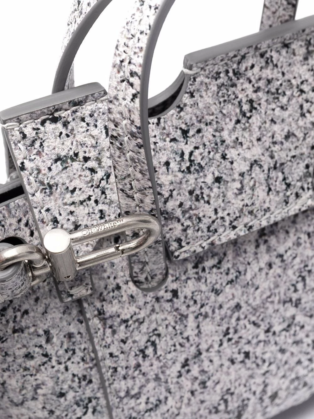 Discount ๐ Off-White Burrow-16 marbled tote bag ๐ 6 Off-White Burrow-16 marbled tote bag