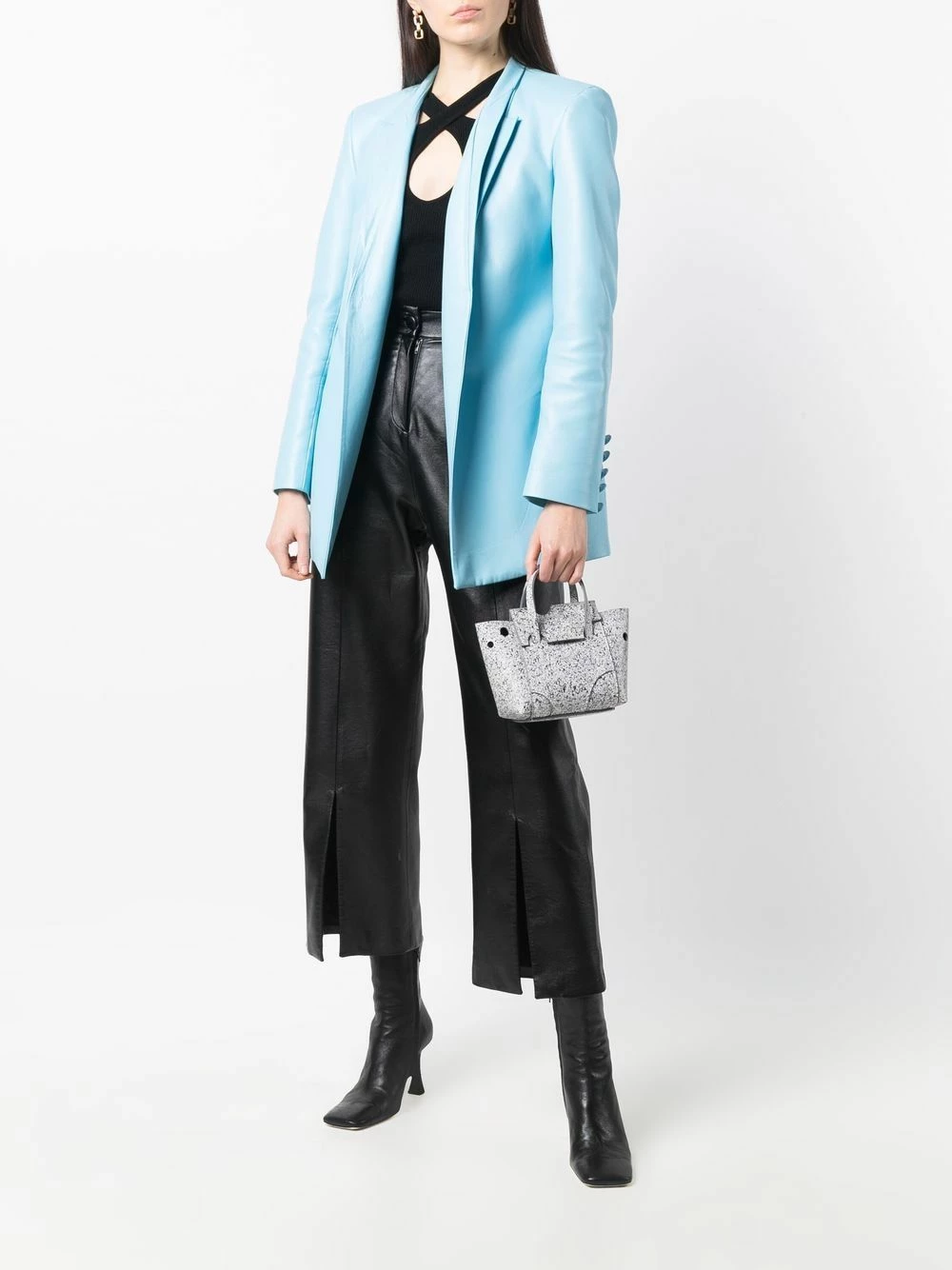 Discount ๐ Off-White Burrow-16 marbled tote bag ๐ 4 Off-White Burrow-16 marbled tote bag