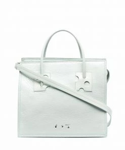 Off-White Repeat shopping tote bag