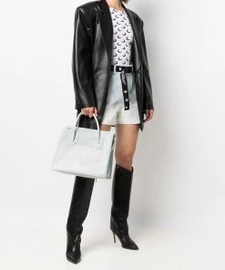 Off-White Repeat shopping tote bag