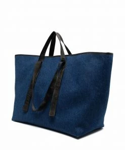 Off-White COMMERCIAL TOTE LARGE DENIM BLUE NO COLO