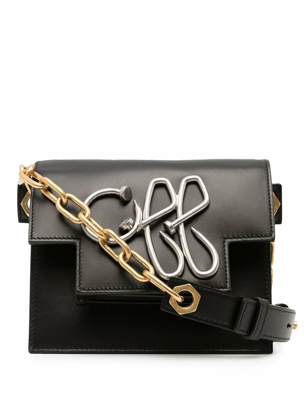 Best Pirce ๐ฅ Off-White Nail-logo crossbody bag ๐ 3 Off-White nail-logo crossbody bag