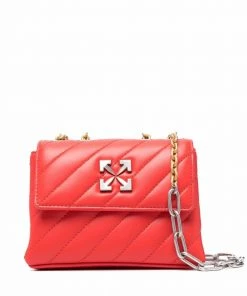 Off-White Jackhammer 19 quilted shoulder bag