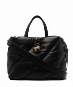 Off-White Nailed quilted tote bag