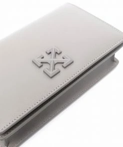 Off-White Arrows leather crossbody bag