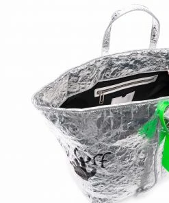 Off-White large Commercial logo tote bag