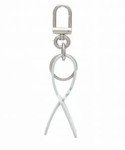 Off-White luggage tag ring keyring