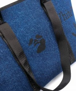 Off-White small denim tote bag