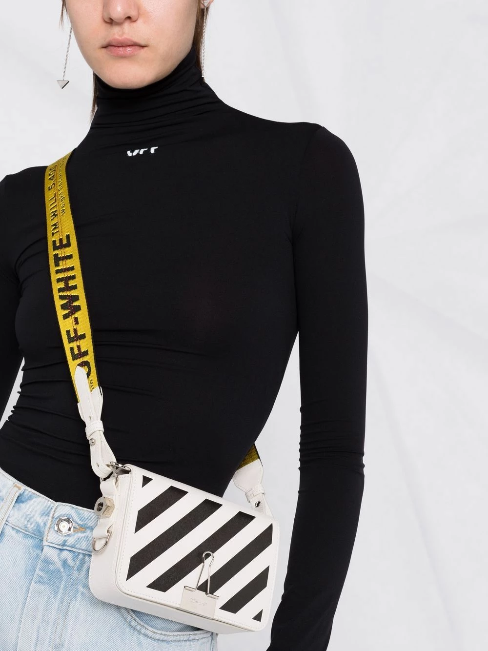 Discount ๐งจ Off-White Binder mini flap crossbody bag ๐ 5 Off-White Binder mini flap crossbody bag