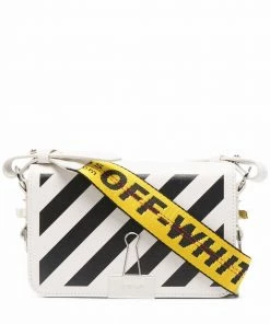 Off-White Binder mini flap crossbody bag