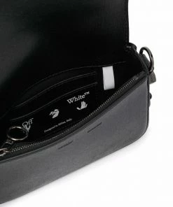 Off-White Diag-stripe leather mini bag