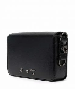 Off-White Diag-stripe leather mini bag