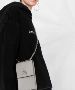 Off-White logo-plaque mini bag